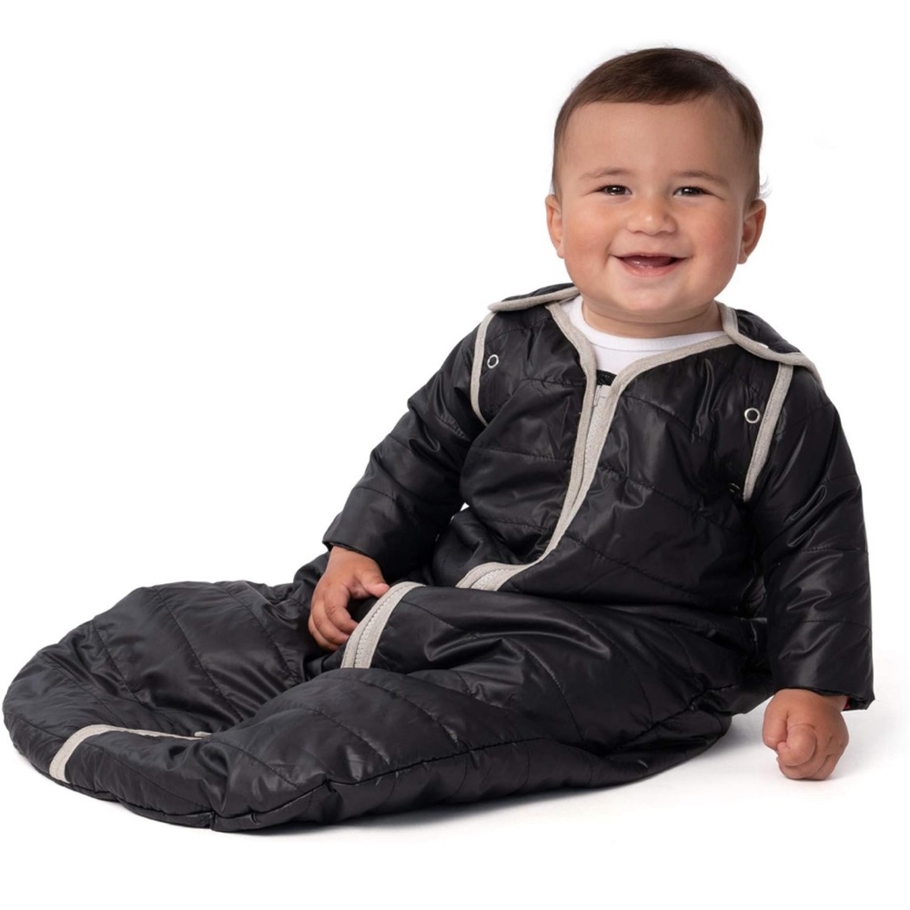 Quilted indoor/outdoor sleeping sack with sleeves, 6-18mo